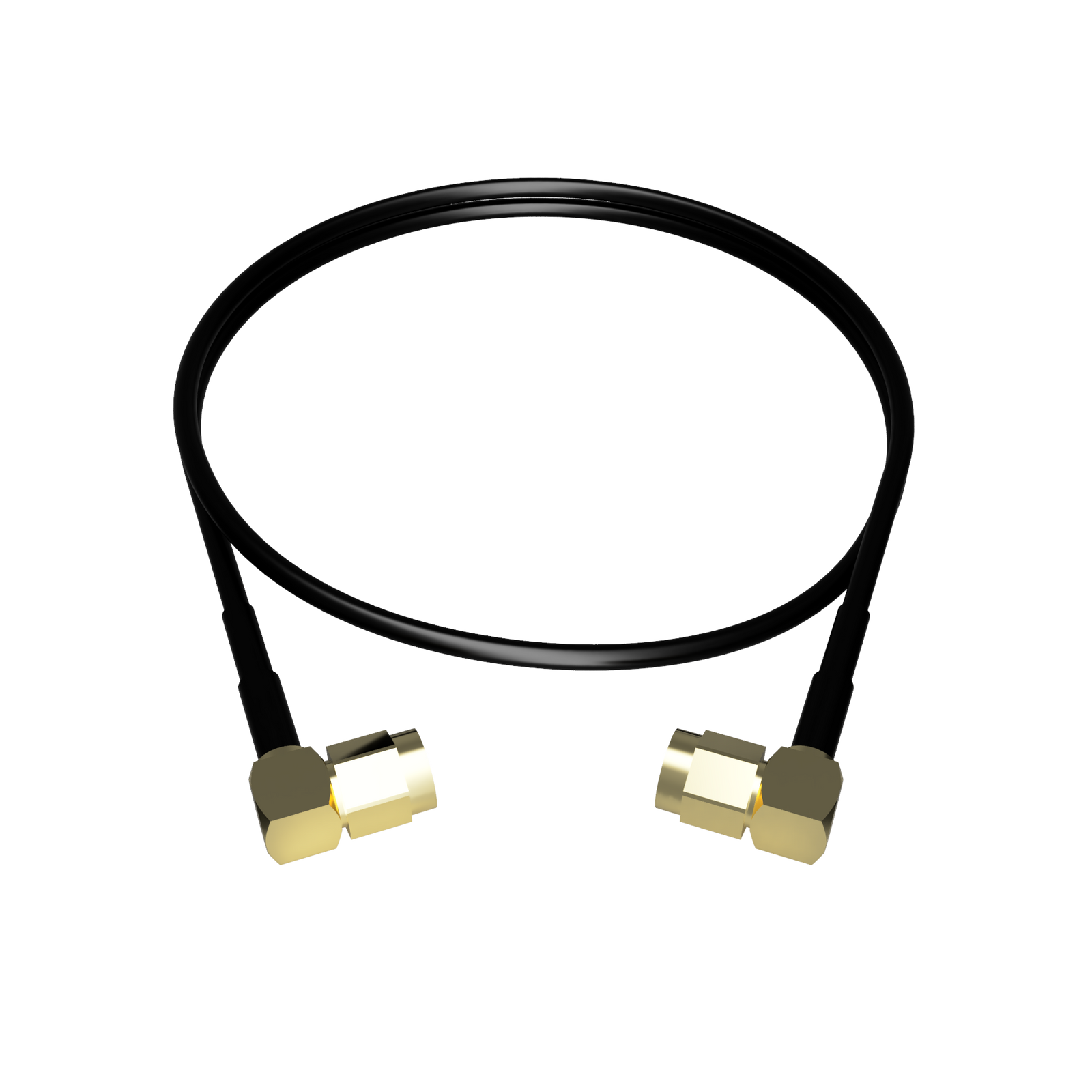 SMAR/A-SMAR/A - SMA R/A to SMA R/A RG-174/U 500mm RF cable