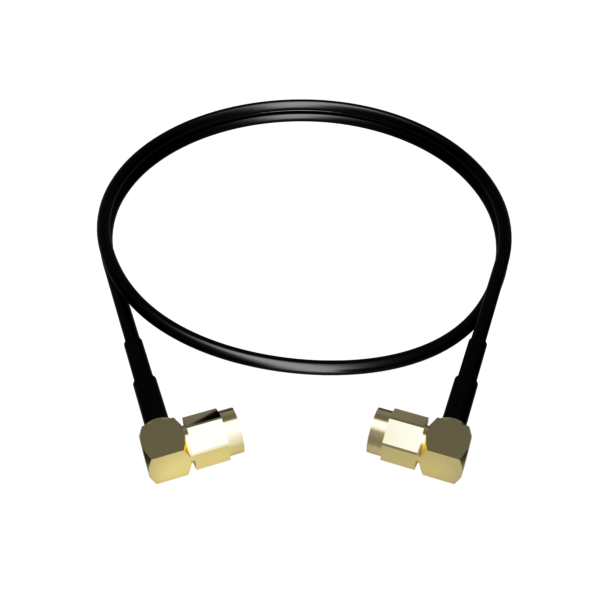 SMAR/A-SMAR/A - SMA R/A to SMA R/A RG-174/U 500mm RF cable
