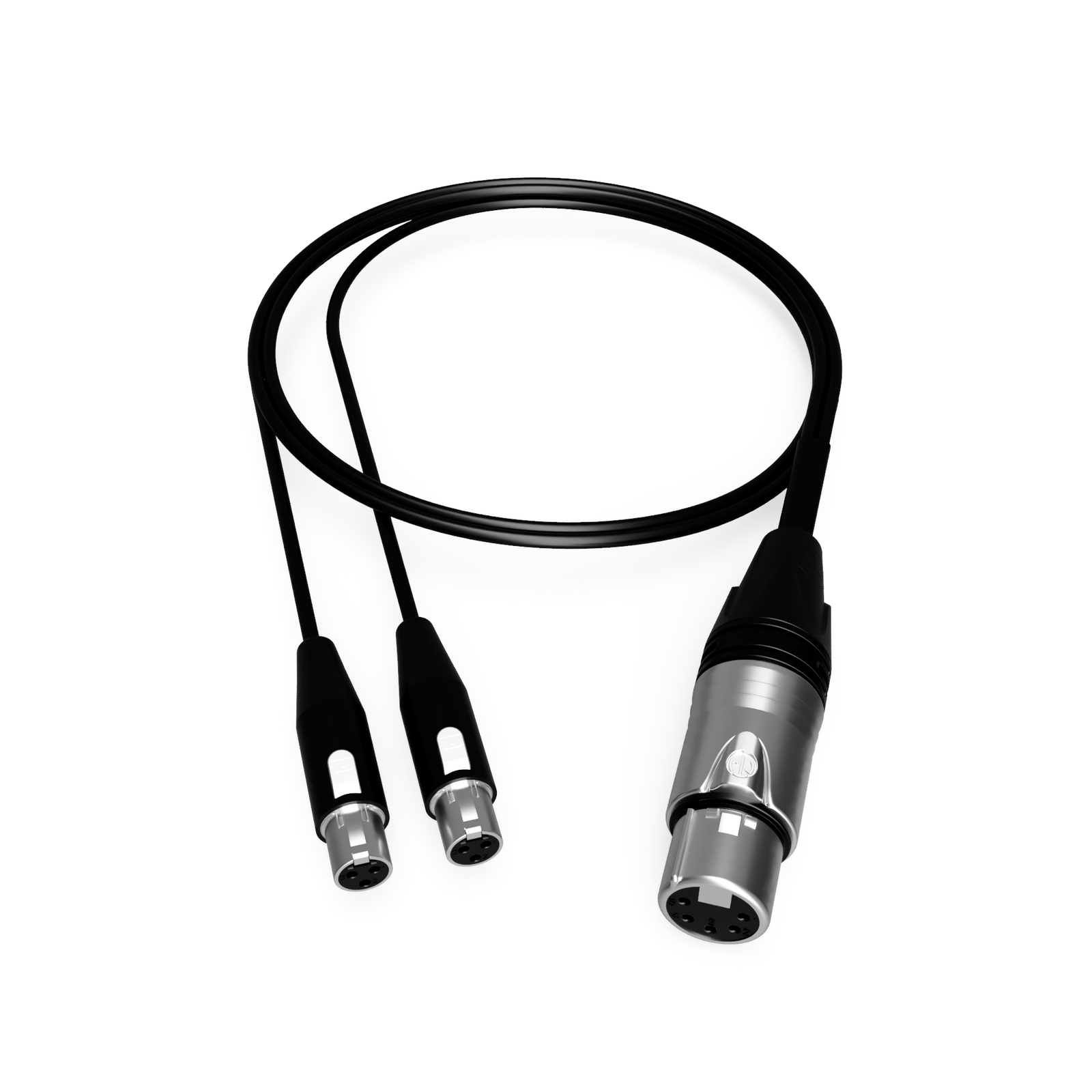 aXLR5F2YT3 - XLR5F to 2 x TA3F balanced cable