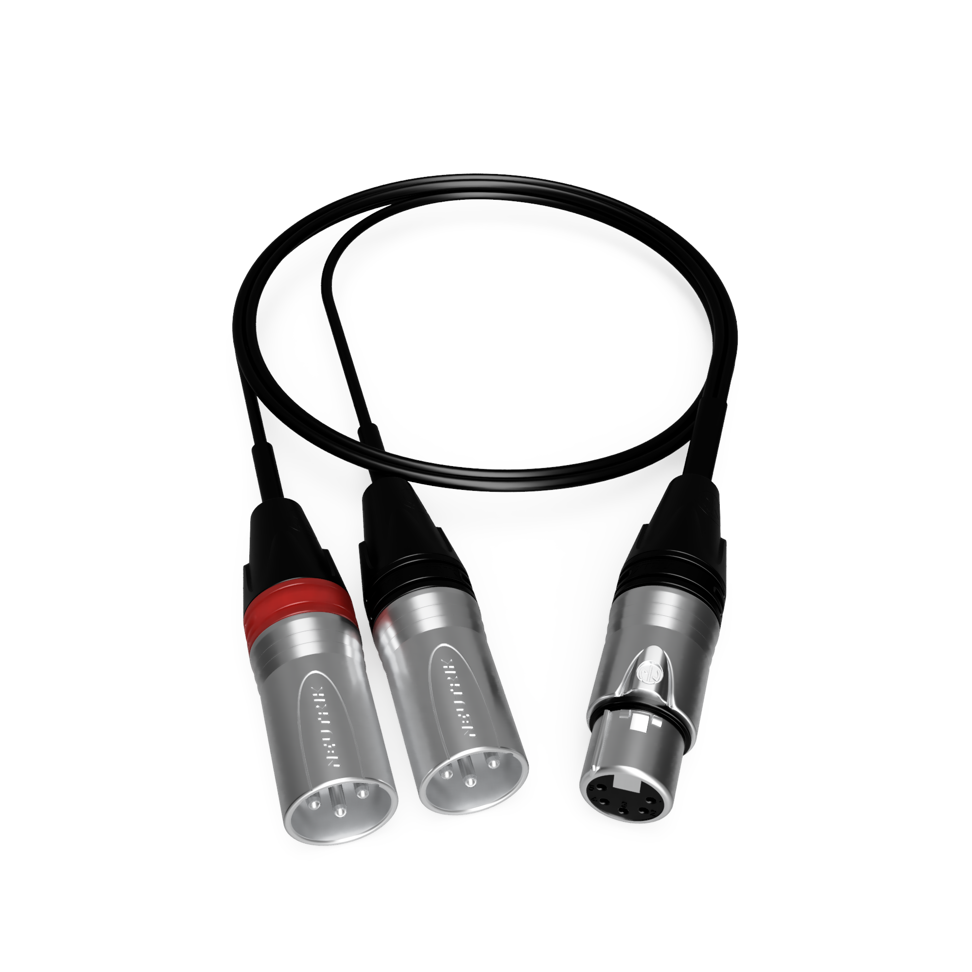 aXLR5F2YX3 - XLR5F to 2 x XLR3M balanced cable