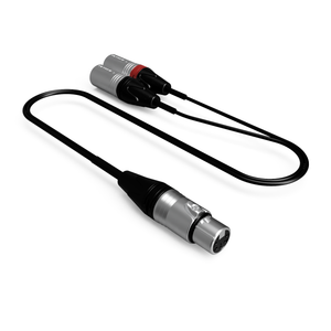 aXLR5F2YX3 - XLR5F to 2 x XLR3M balanced cable