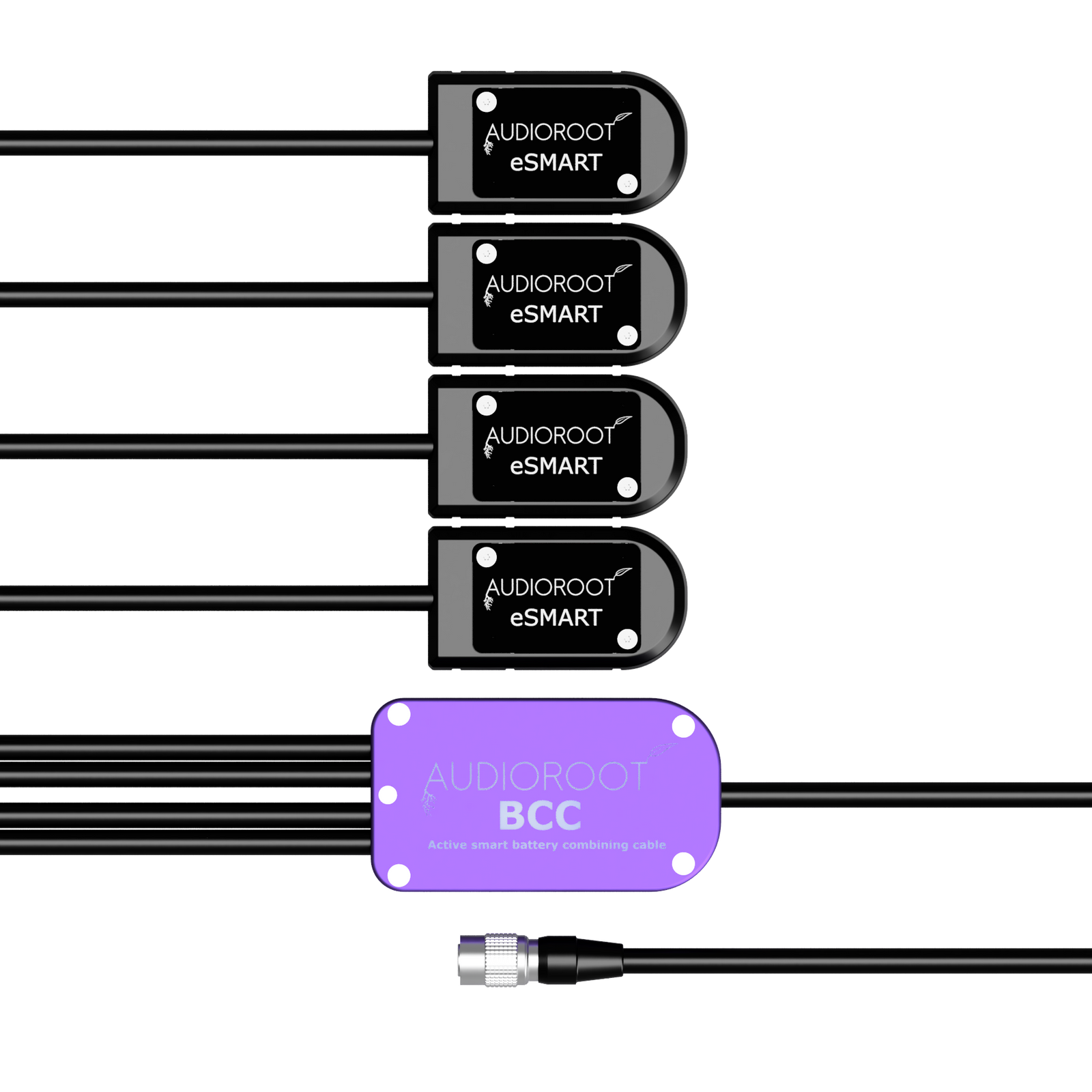 BCC - power combining cable - up to 4 inputs - w/ telemetry