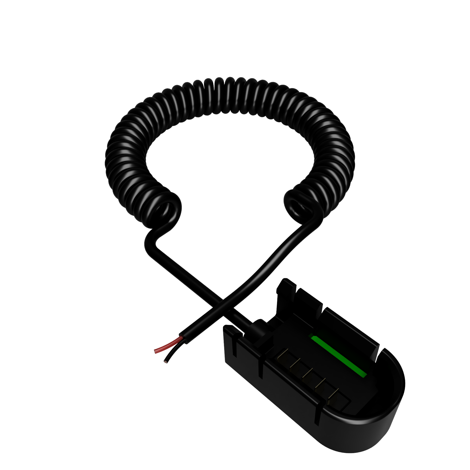 eCOIL-OUT battery output w/ coiled cable