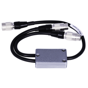 eHRS4-2X-HRS4J - Hirose 4 pin male to 2 x Hirose 4 pin female socket Y splitter cable