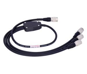 eHRS4-3X-HRS4 - Hirose 4 pin male to 3 x Hirose 4 pin male plug splitter cable