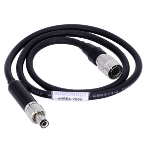 Hirose 4 pin male to Switchcraft connector power cable