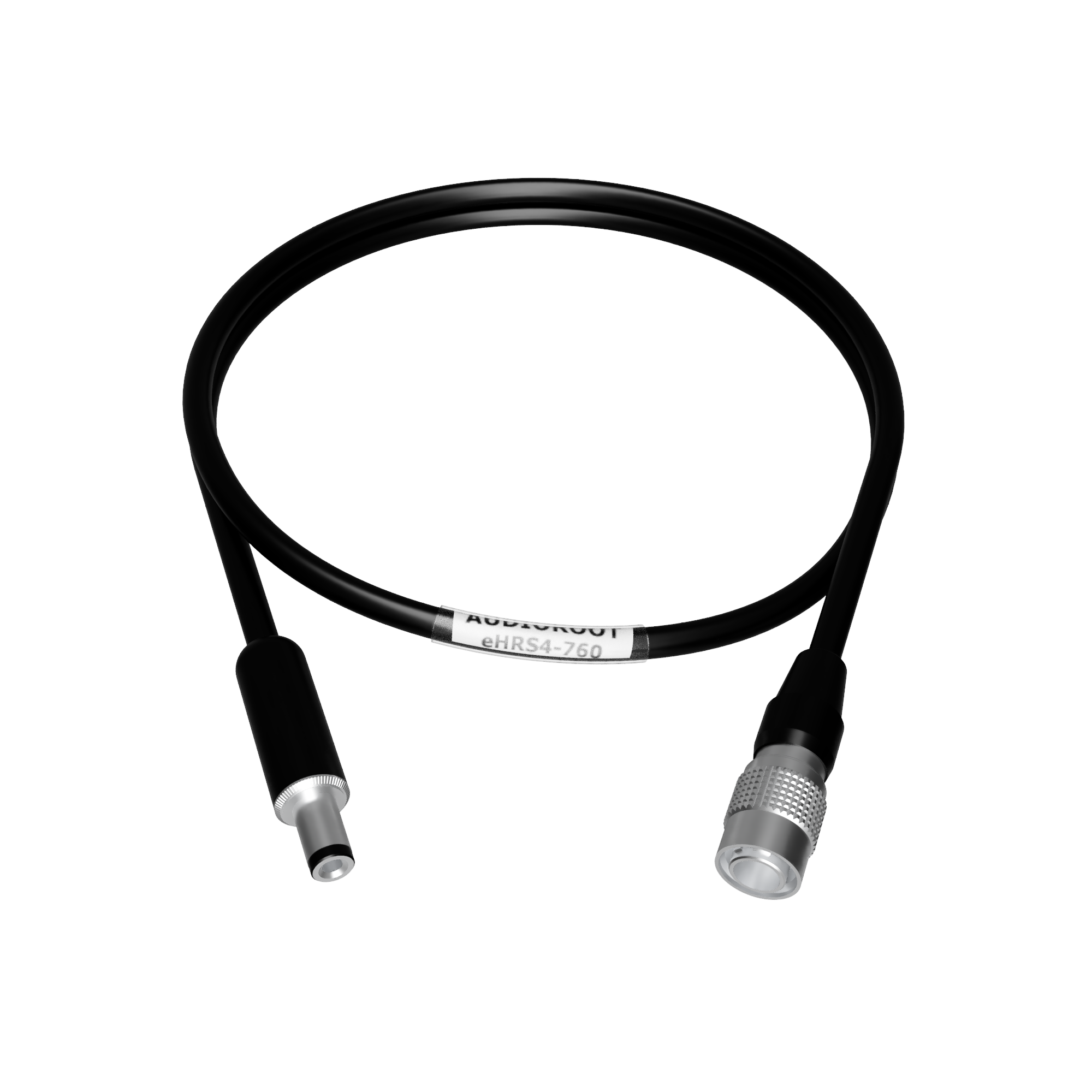 Hirose 4 pin male to Switchcraft connector power cable