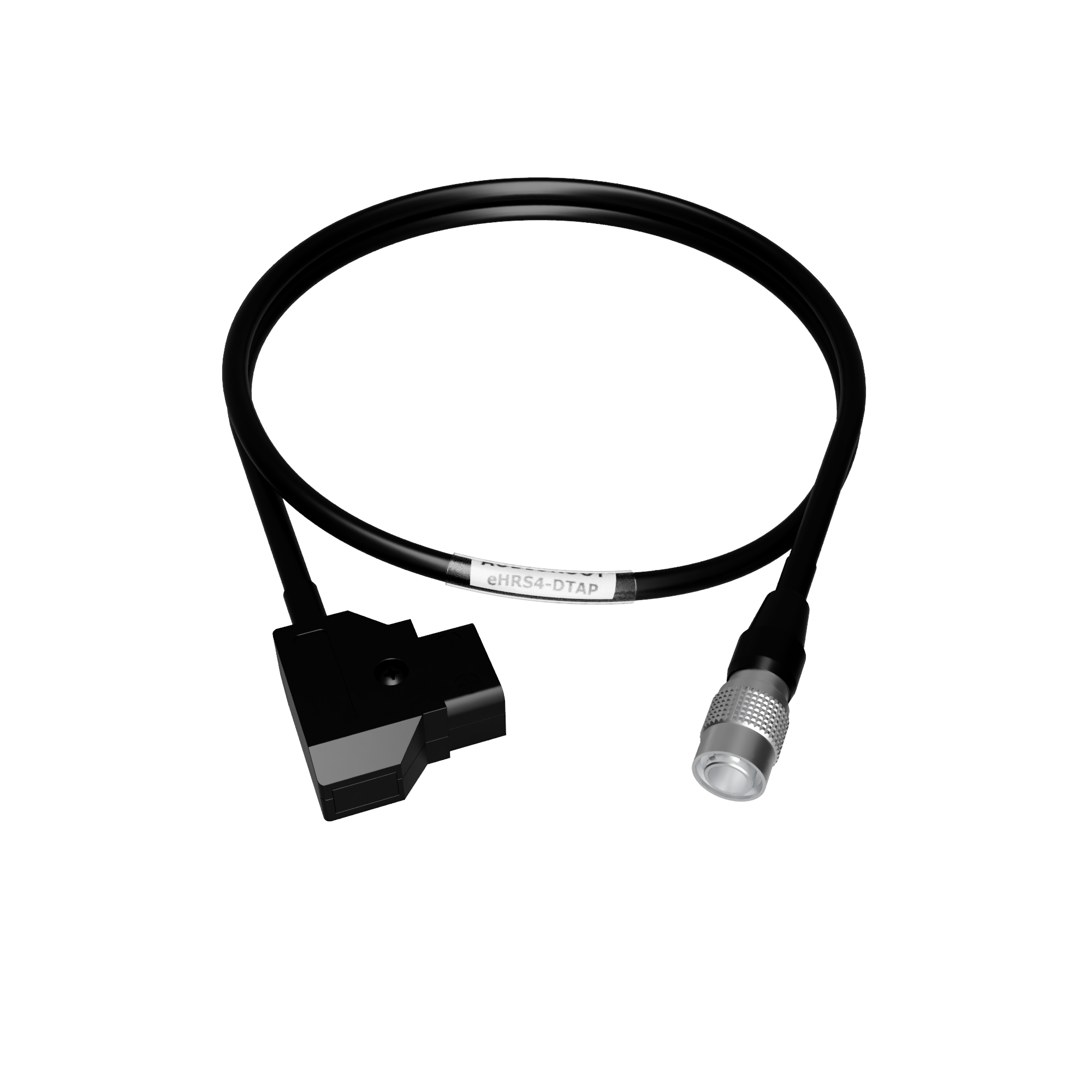 eHRS4-DTAP - Hirose 4 pin male to D-TAP battery connector