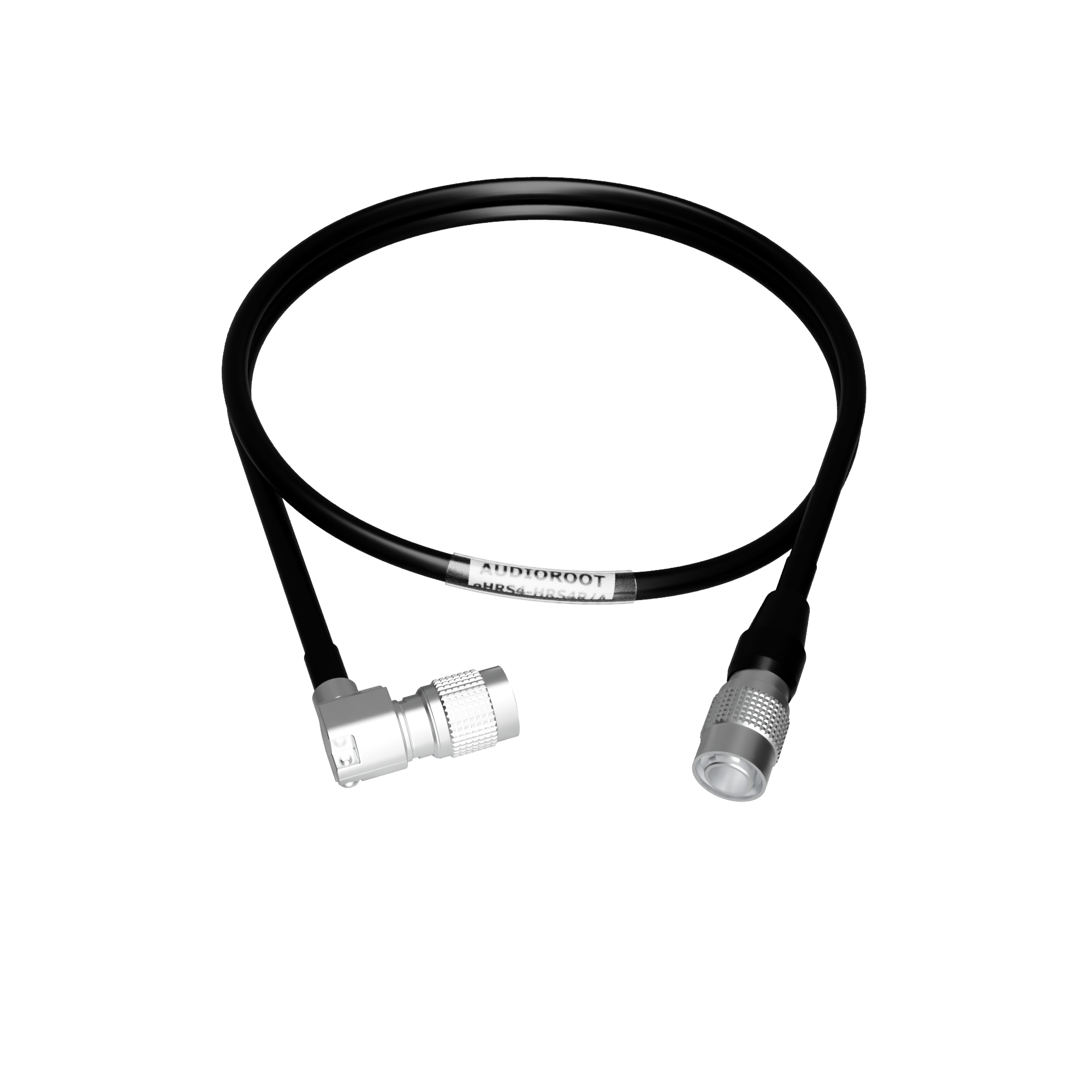 eHRS4-HRS4R/A - Hirose 4 pin male to Hirose 4 pin male right angle cable