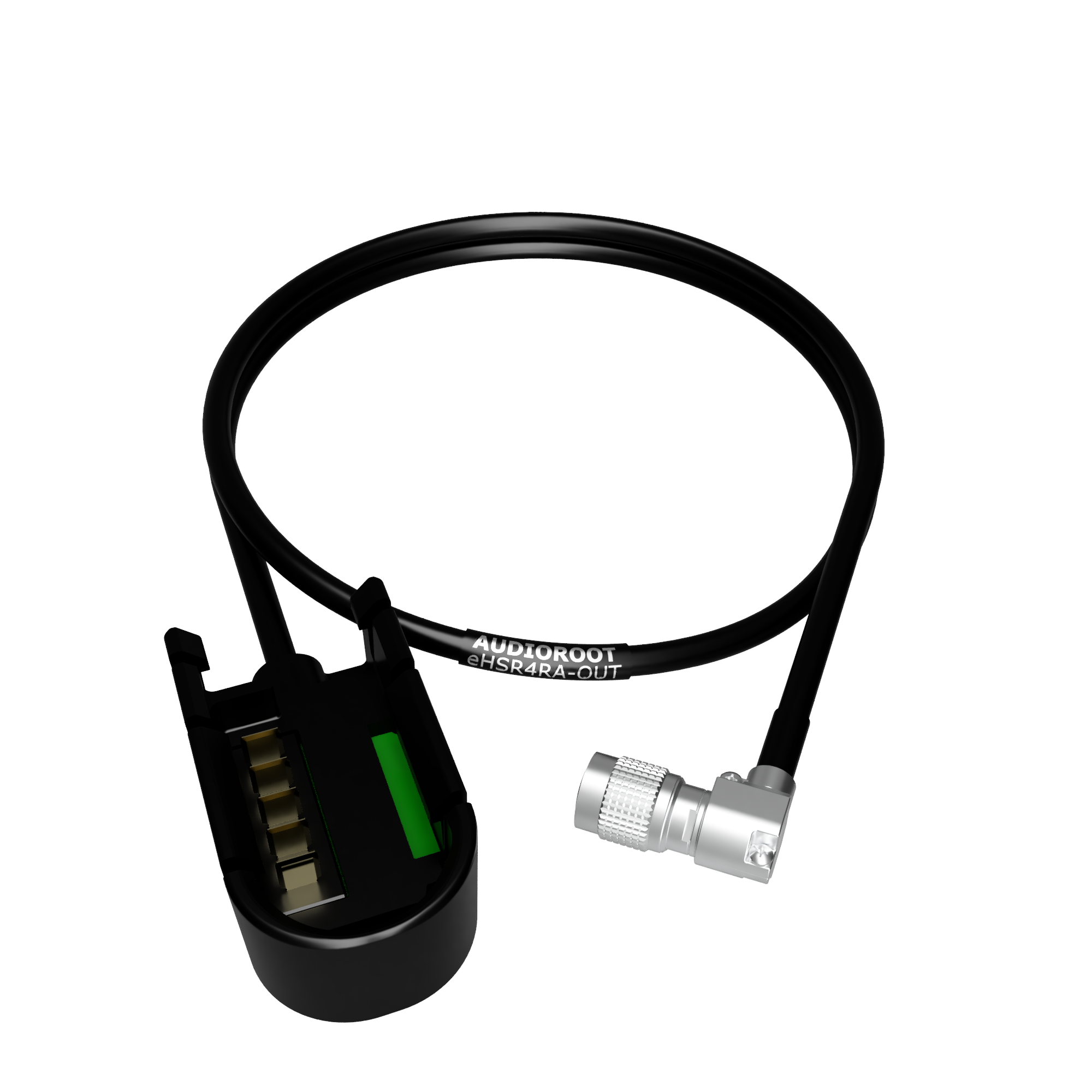 Right angle HRS4 battery output cable