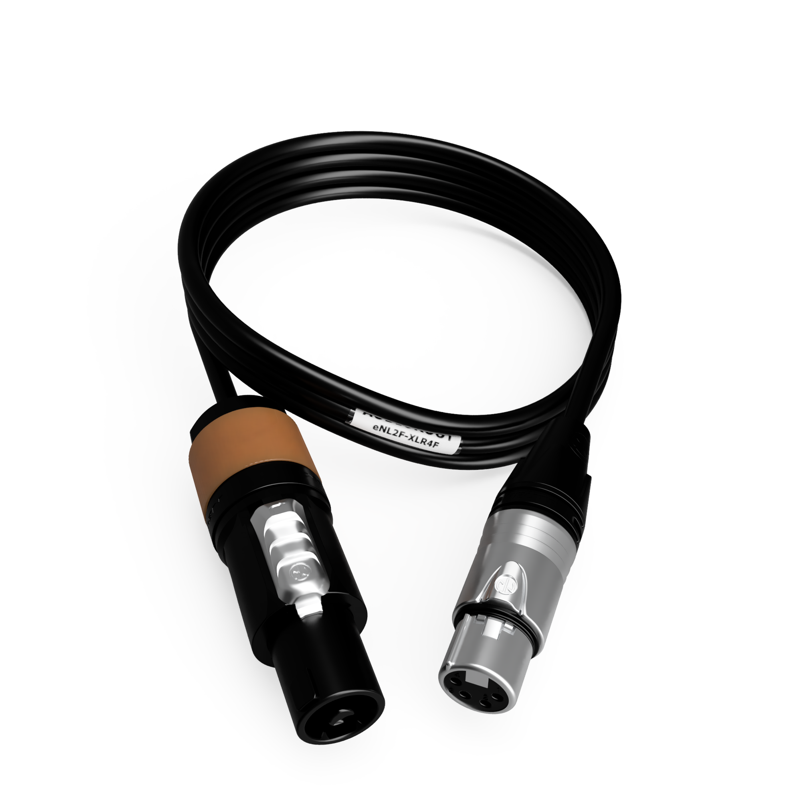 eNL2F-XLR4F - Neutrik NL2F to XLR4F DC power cable - 2 x 2.5mm2
