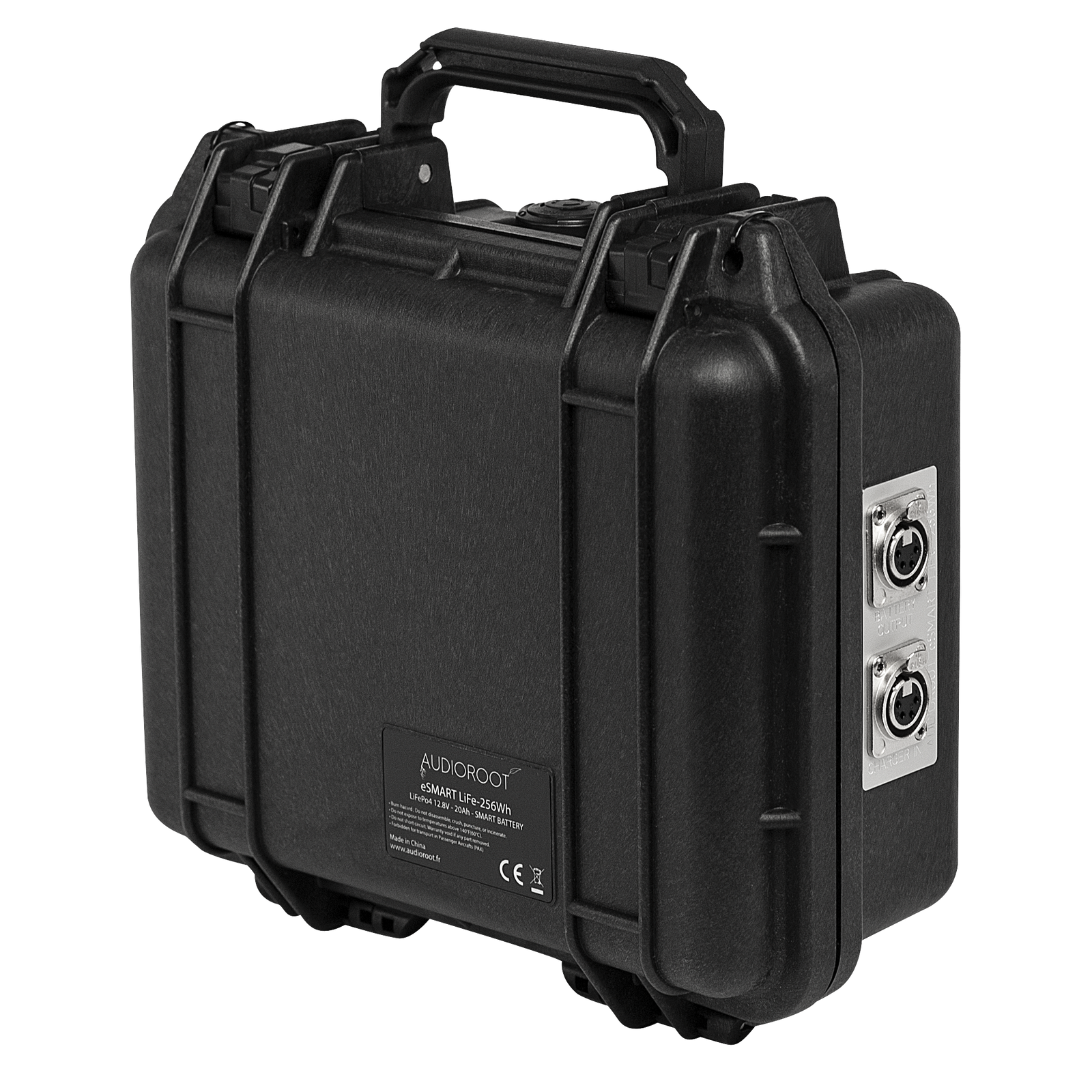 LiFe-256Wh - 12.8V 256Wh smart lifepo4 battery in pelicase 1200