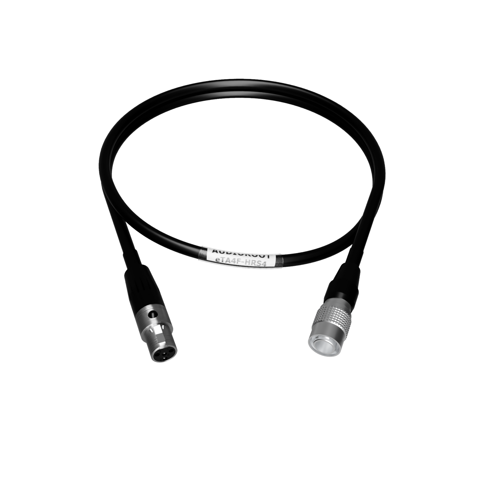 eTA4F-HRS4 - Hirose 4 pin male to Switchcraft TA4F power cable