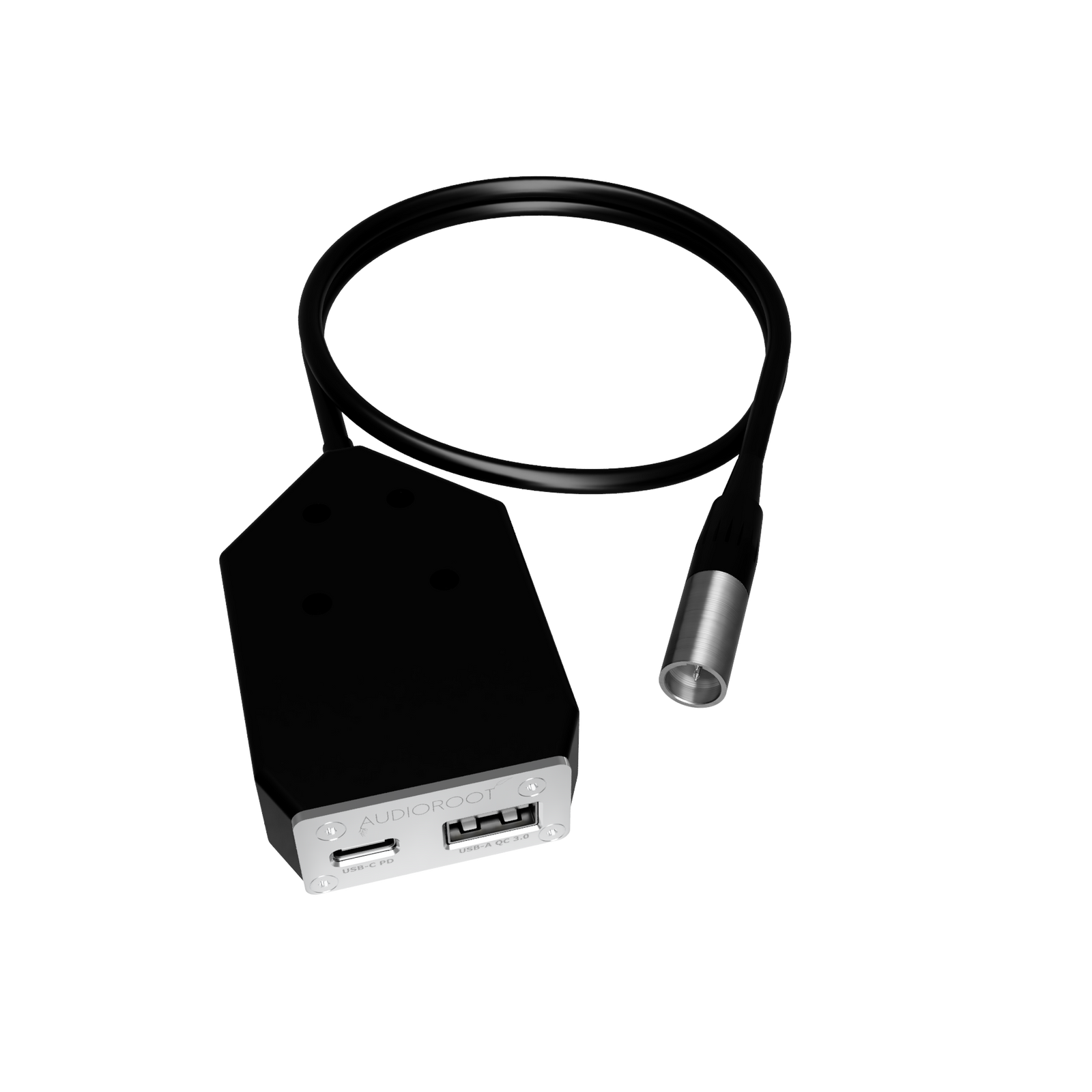 eUSB-C-TA4M - 10-24V TA4M to USB type C converter with Power Delivery + USB QC 3.0