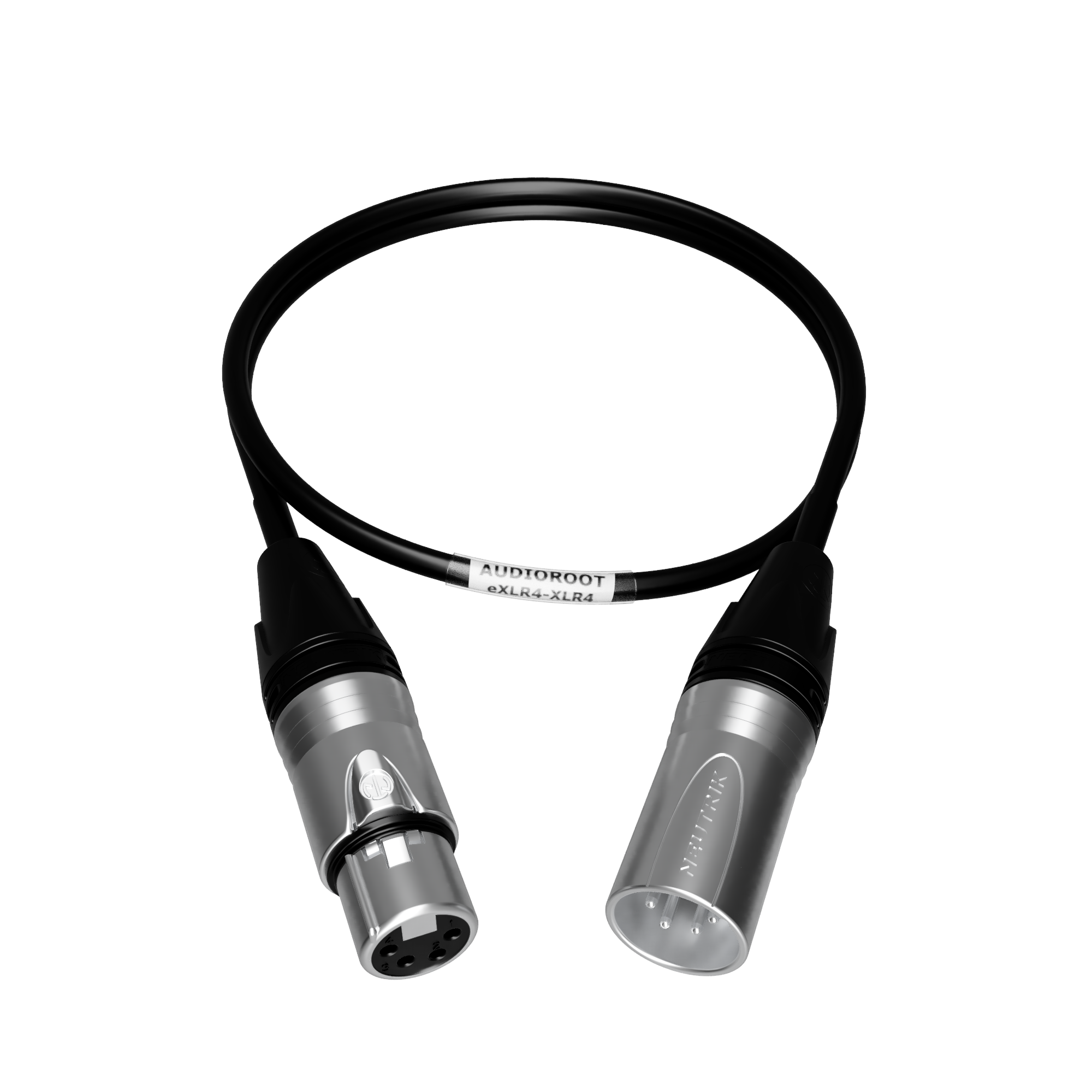 eXLR4-XLR4 - XLR 4 pin female to XLR 4 pin male power cable