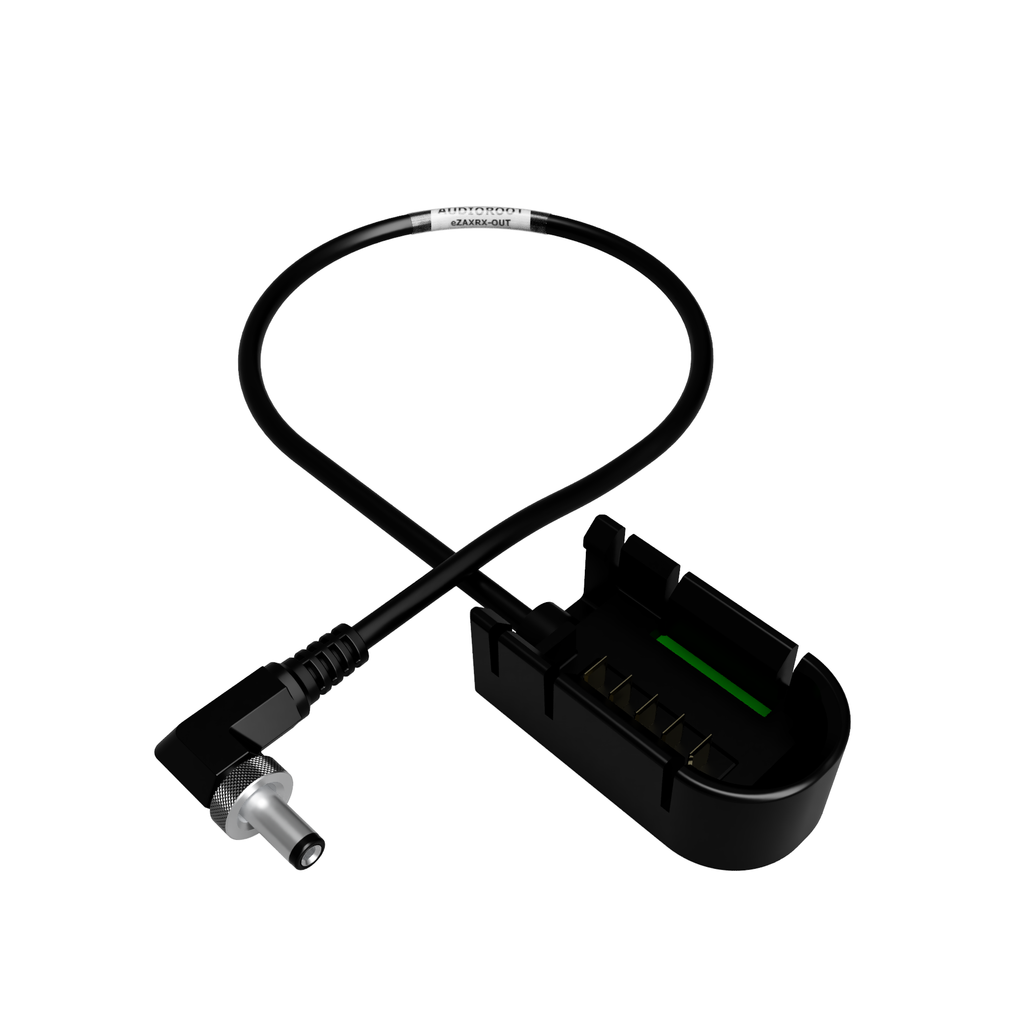 eZAXRX-OUT battery output cable - w/ 761K R/A connector - w/o telemetry