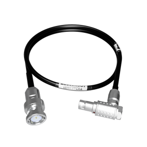 tBNC2TCRA - BNC to right angle 5 pin male Timecode cable