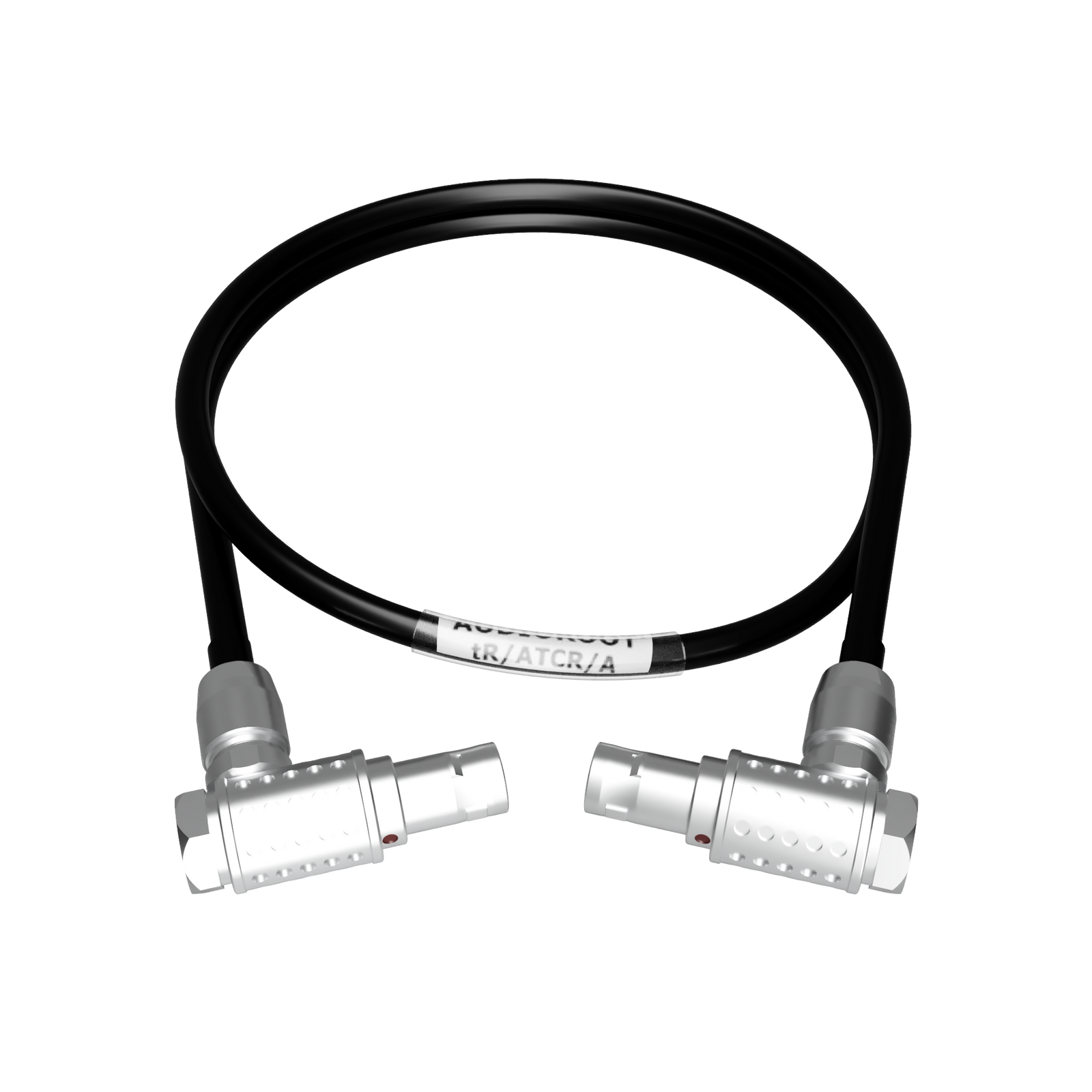 tR/ATCR/A - 5 pin male right angle to 5 pin male right angle Timecode cable