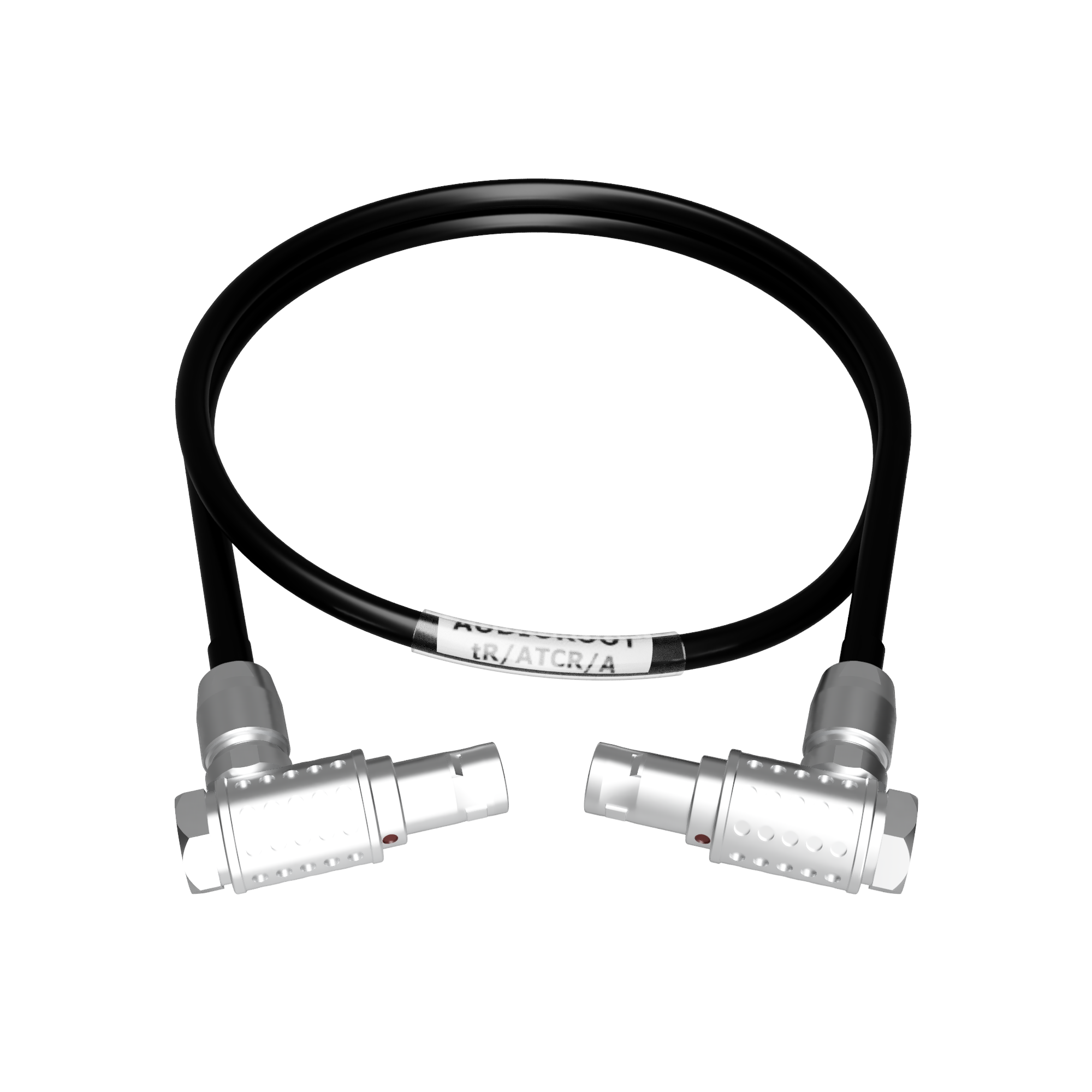 tR/ATCR/A - 5 pin male right angle to 5 pin male right angle Timecode cable