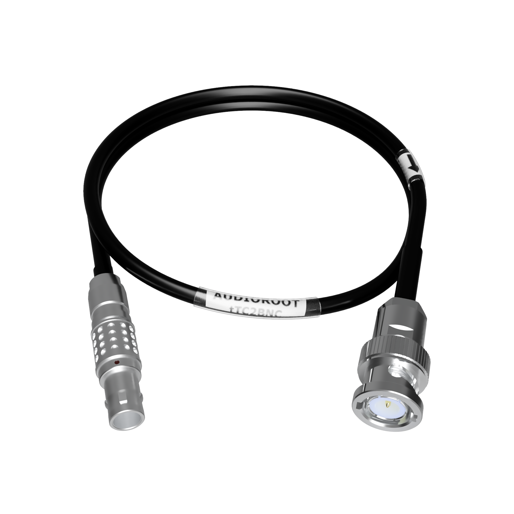 tTC2BNC - 5 pin male TC to BNC Timecode cable