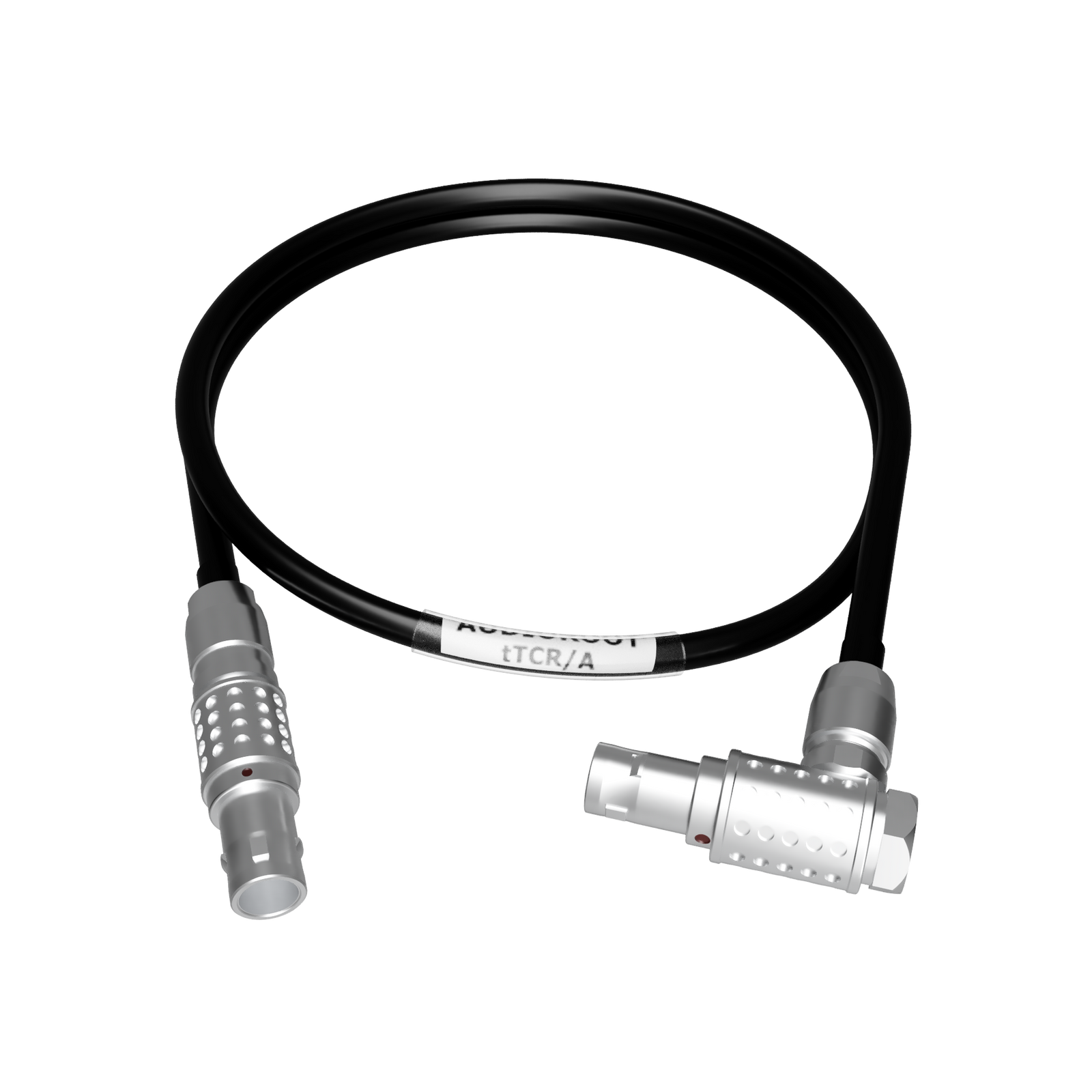tTCR/A - 5 pin male to 5 pin male right angle Timecode cable